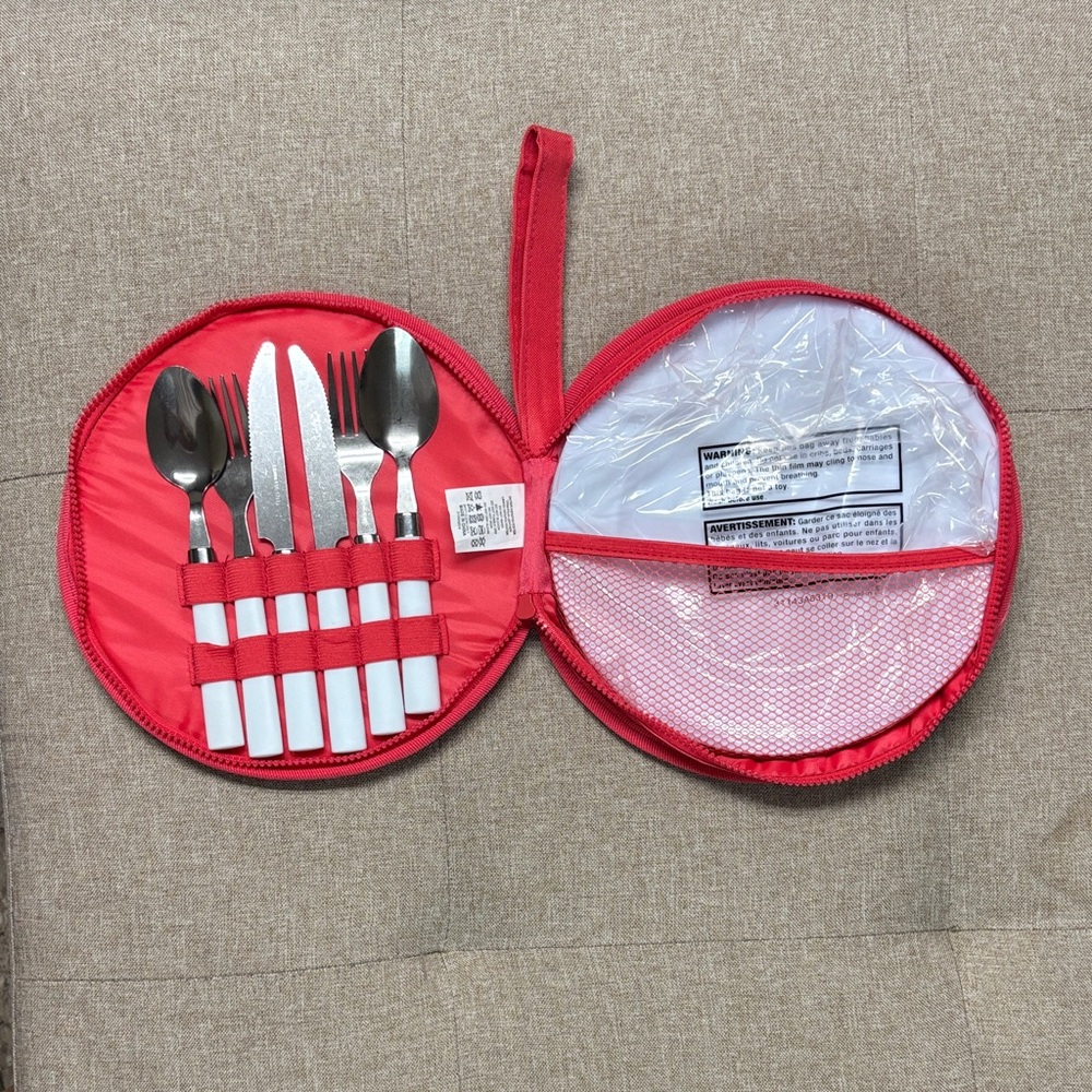Pink and White picnic set